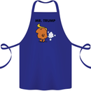 Donald Trump Fart Farting Flatulence Funny Cotton Apron 100% Organic Royal Blue