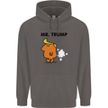 Donald Trump Fart Farting Flatulence Funny Mens 80% Cotton Hoodie Charcoal