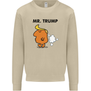 Donald Trump Fart Farting Flatulence Funny Mens Sweatshirt Jumper Sand
