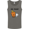 Donald Trump Fart Farting Flatulence Funny Mens Vest Tank Top Charcoal