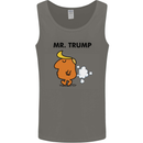 Donald Trump Fart Farting Flatulence Funny Mens Vest Tank Top Charcoal