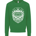 Downhill Mountain Biking Helmet DH MTB Kids Sweatshirt Jumper Irish Green