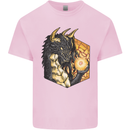 Dragon Dice RPG Role Playing Games Fantasy Kids T-Shirt Childrens Light Pink