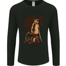 Dragon Warrior Wolf Dragon Samurai MMA Mens Long Sleeve T-Shirt Black