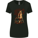 Dragon Warrior Wolf Dragon Samurai MMA Womens Wider Cut T-Shirt Black