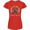 Dragons Rulers of the Earth Fantasy RPG Womens Petite Cut T-Shirt Red