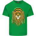 Dreadlock Rasta Lion Jamaica Jamaican Kids T-Shirt Childrens Irish Green