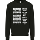 Dream Like Black Lives Matter History Month Mens Sweatshirt Jumper Black