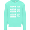 Dream Like Black Lives Matter History Month Mens Sweatshirt Jumper Peppermint