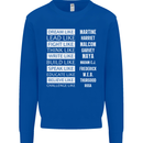 Dream Like Black Lives Matter History Month Mens Sweatshirt Jumper Royal Blue