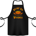 Drink up Witches Cotton Apron 100% Organic Black