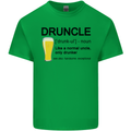 Druncle Uncle Funny Beer Alcohol Day Mens Cotton T-Shirt Tee Top Irish Green