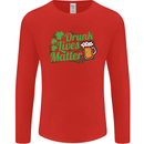 Drunk Lives Matter St. Patrick's Day Mens Long Sleeve T-Shirt Red