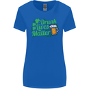 Drunk Lives Matter St. Patrick's Day Womens Wider Cut T-Shirt Royal Blue