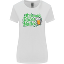 Drunk Lives Matter St. Patrick's Day Womens Wider Cut T-Shirt White