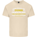 Dumb Question Sarcastic Answer Funny Slogan Mens Cotton T-Shirt Tee Top Natural