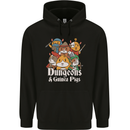 Dungeons and Guinea Pig Role Playing Game Childrens Kids Hoodie Black