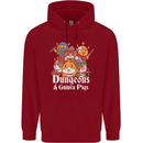 Dungeons and Guinea Pig Role Playing Game Childrens Kids Hoodie Red