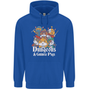 Dungeons and Guinea Pig Role Playing Game Childrens Kids Hoodie Royal Blue