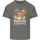 Dungeons and Guinea Pig Role Playing Game Kids T-Shirt Childrens Charcoal