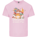 Dungeons and Guinea Pig Role Playing Game Kids T-Shirt Childrens Light Pink