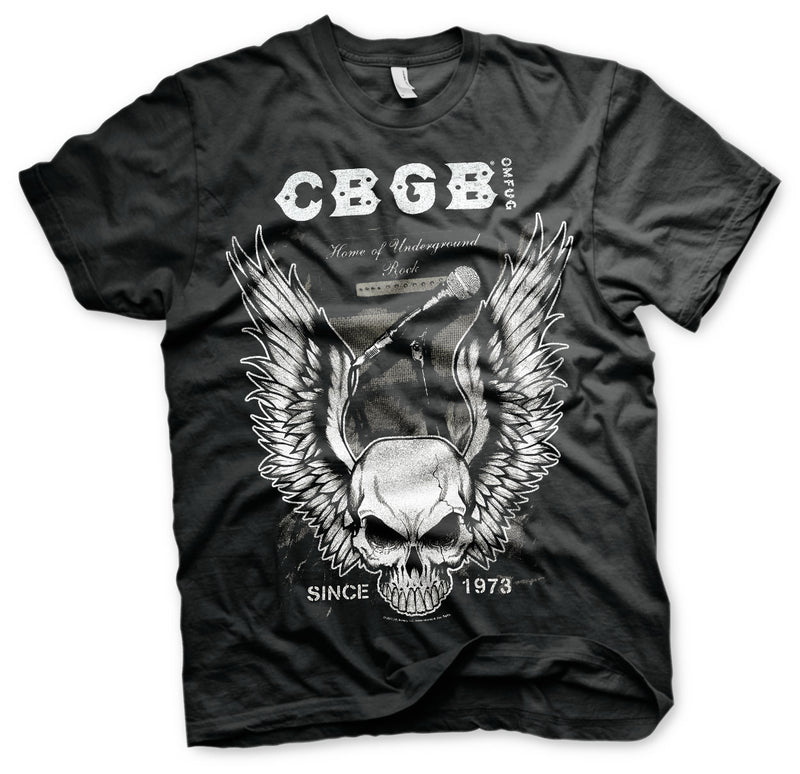 CBGB Amplifier men's black music t-shirt film 