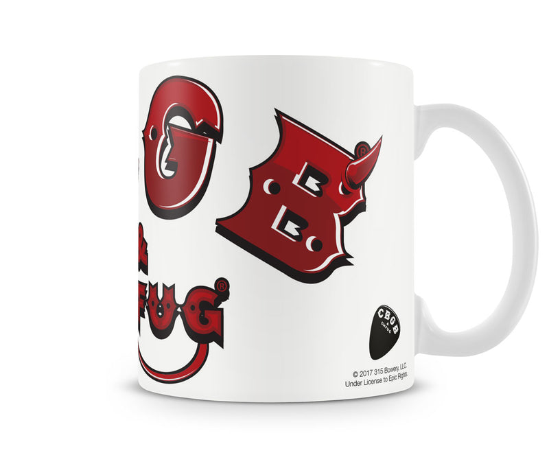 CBGB & OMFUG Devils Logo Official Coffee Mug Cup
