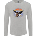 Eagle America Dreamer Soul Mens Long Sleeve T-Shirt Sports Grey