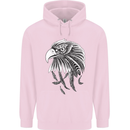 Eagle Bird of Prey Ornithology Childrens Kids Hoodie Light Pink