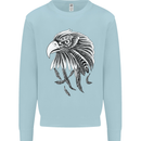 Eagle Bird of Prey Ornithology Kids Sweatshirt Jumper Light Blue