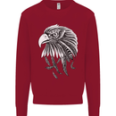 Eagle Bird of Prey Ornithology Kids Sweatshirt Jumper Red