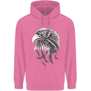 Eagle Bird of Prey Ornithology Mens 80% Cotton Hoodie Azelea