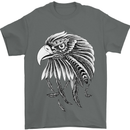 Eagle Bird of Prey Ornithology Mens T-Shirt Cotton Gildan Charcoal
