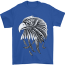 Eagle Bird of Prey Ornithology Mens T-Shirt Cotton Gildan Royal Blue