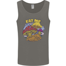 Eat Me Mushroom Fungi Mycology Mens Vest Tank Top Charcoal