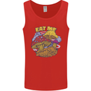 Eat Me Mushroom Fungi Mycology Mens Vest Tank Top Red