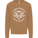 El Diablo Motorcycle Biker Motorbike Mens Sweatshirt Jumper Caramel Latte