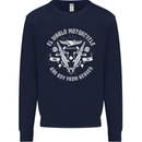 El Diablo Motorcycle Biker Motorbike Mens Sweatshirt Jumper Navy Blue