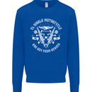 El Diablo Motorcycle Biker Motorbike Mens Sweatshirt Jumper Royal Blue