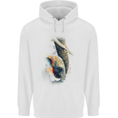 Elephant With Calf Baby Watercolour Childrens Kids Hoodie White