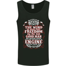 Engine Under Your Ass Biker Motorbike Mens Vest Tank Top Black