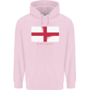 England Flag St Georges Day Rugby Football Childrens Kids Hoodie Light Pink