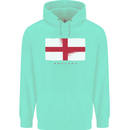 England Flag St Georges Day Rugby Football Childrens Kids Hoodie Peppermint