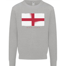 England Flag St Georges Day Rugby Football Kids Sweatshirt Jumper Sports Grey