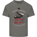 English Brotherhood Mens Cotton T-Shirt Tee Top Charcoal