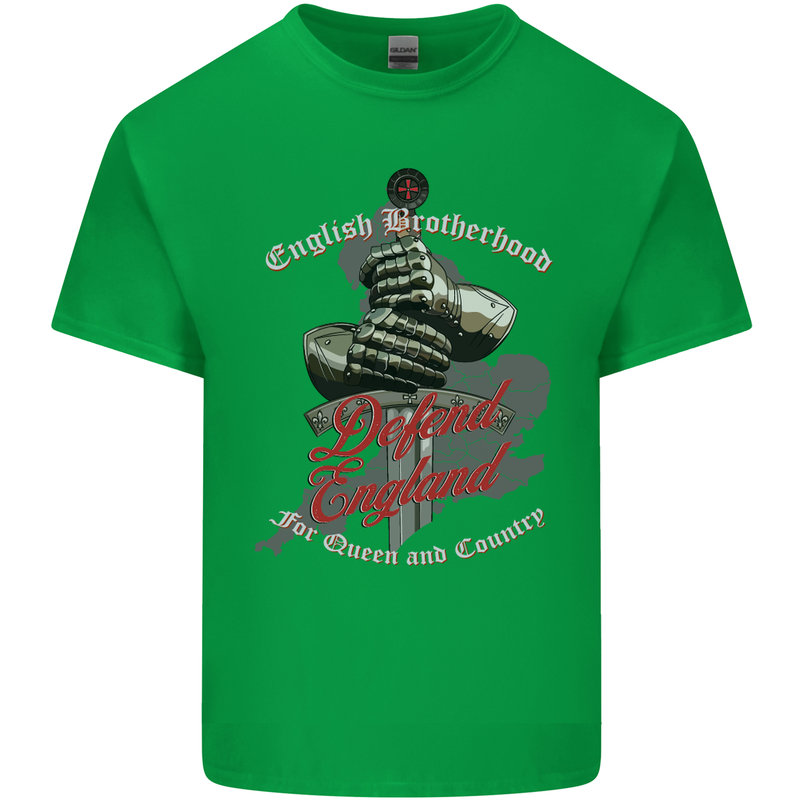 English Brotherhood Mens Cotton T-Shirt Tee Top Irish Green