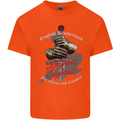 English Brotherhood Mens Cotton T-Shirt Tee Top Orange