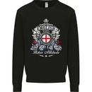 English Soul Biker Attitude Bike Motorcycle Mens Sweatshirt Jumper Black