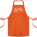 Enjoy Jiu Jitsu MMA Mixed Martial Art Funny Cotton Apron 100% Organic Orange