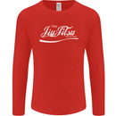 Enjoy Jiu Jitsu MMA Mixed Martial Art Funny Mens Long Sleeve T-Shirt Red